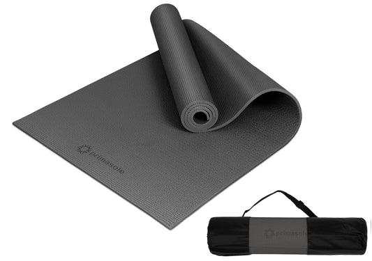 Yoga Mat with Carry Strap for Yoga Pilates Fitness and Floor Workout at Home and Gym